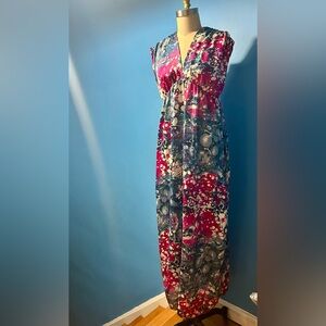 Floral Fusion Maxi Dress